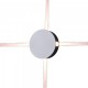 Aplica LED 4W rotunda Corp Alb Alb Cald