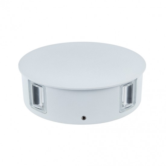 Aplica LED 4W rotunda Corp Alb Alb Cald