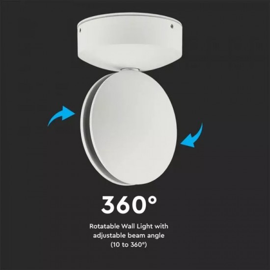 Aplica LED 7W Corp Alb Alb Neutru