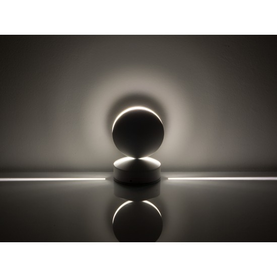 Aplica LED 7W Corp Negru Alb Cald