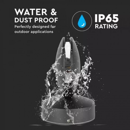 Aplica LED 7W Corp Negru Alb Cald