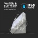 Aplica LED de exterior 12W dreptunghiulara gri IP65