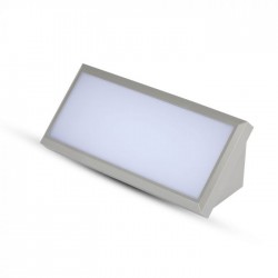 Aplica LED de exterior 12W dreptunghiulara gri IP65