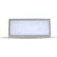 Aplica LED de exterior 12W dreptunghiulara gri IP65