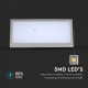Aplica LED de exterior 12W dreptunghiulara gri IP65