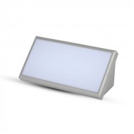 Aplica LED de exterior 20W dreptunghiulara gri IP65