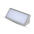 Aplica LED de exterior 12W dreptunghiulara gri IP65