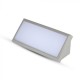 Aplica LED de exterior 12W dreptunghiulara gri IP65
