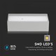 Aplica LED de exterior 12W gri iluminare sus jos IP65