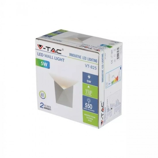 Aplica LED 5W Corp Alb Alb Neutru