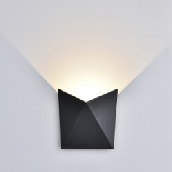 Aplica LED 5W Corp Gri Alb Cald