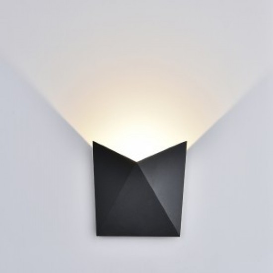 Aplica LED 5W Corp Gri Alb Cald