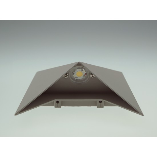 Aplica LED 5W Corp Gri Alb Cald
