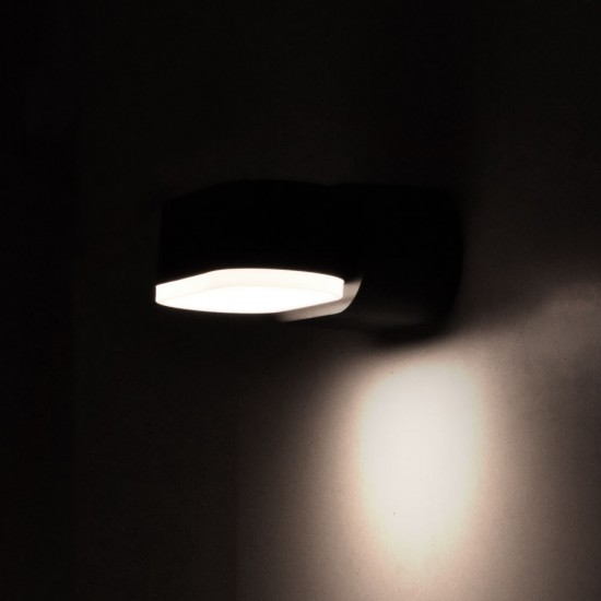 Aplica LED 6W Corp Negru Orientabil Alb Neutru