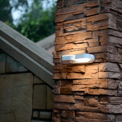 Aplica LED dubla 12W Corp Alb Orientabil Alb Cald