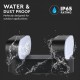 Aplica LED dubla 12W Corp Negru Orientabil Alb Cald