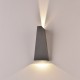 Aplica LED 6W Corp Gri Alb Cald