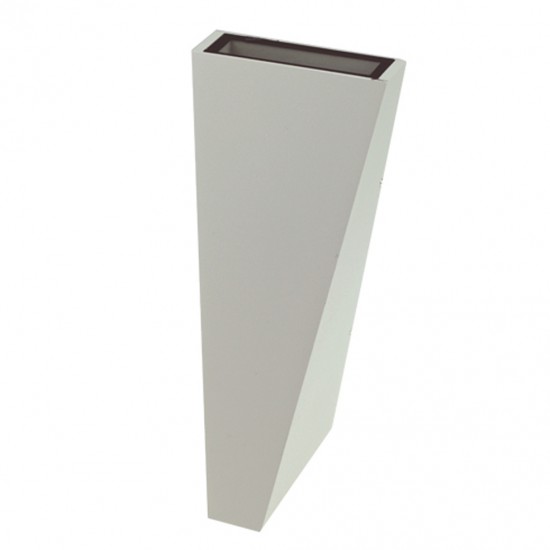 Aplica LED 6W Corp Gri Alb Cald