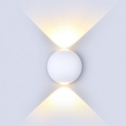 Aplica LED 6W glob Corp Alb Alb Cald