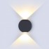 Aplica LED 6W glob Corp Negru Alb Cald