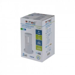 Aplica LED 10W de gradina Corp Alb 25 cm lumina rece
