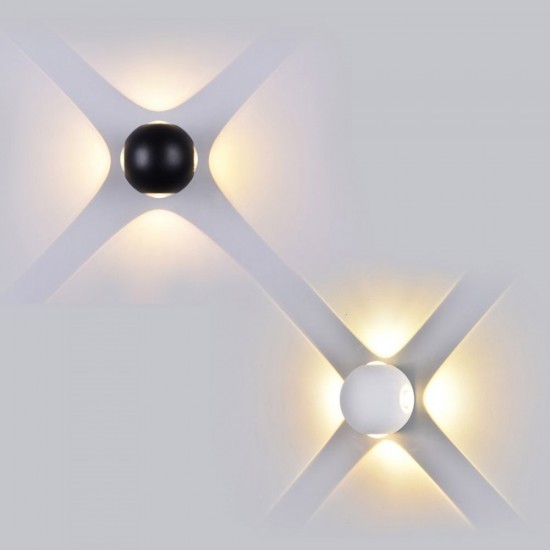 Aplica LED 4W glob Corp Alb Alb Cald