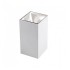 Plafoniera patrata suport GU10 corp alb reflector alb