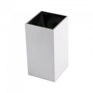 Plafoniera patrata suport GU10 corp alb reflector negru