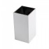 Plafoniera patrata suport GU10 corp alb reflector negru