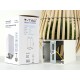 Plafoniera patrata suport GU10 corp alb reflector crom