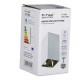 Plafoniera patrata suport GU10 corp alb reflector auriu