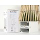 Plafoniera patrata suport GU10 corp alb reflector aur roz