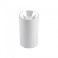 Plafoniera rotunda suport GU10 corp alb reflector alb