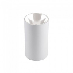 Plafoniera rotunda suport GU10 corp alb reflector alb