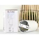 Plafoniera rotunda suport GU10 corp alb reflector crom