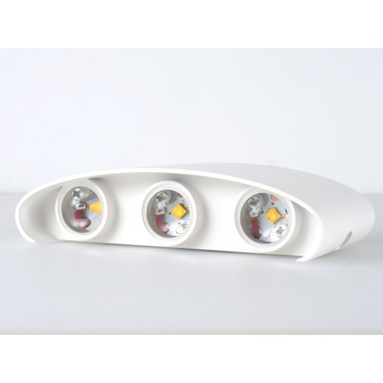 Aplica LED 6W iluminare sus jos Corp Alb Alb Cald