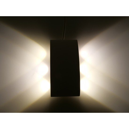 Aplica LED 6W iluminare sus jos Corp Alb Alb Cald