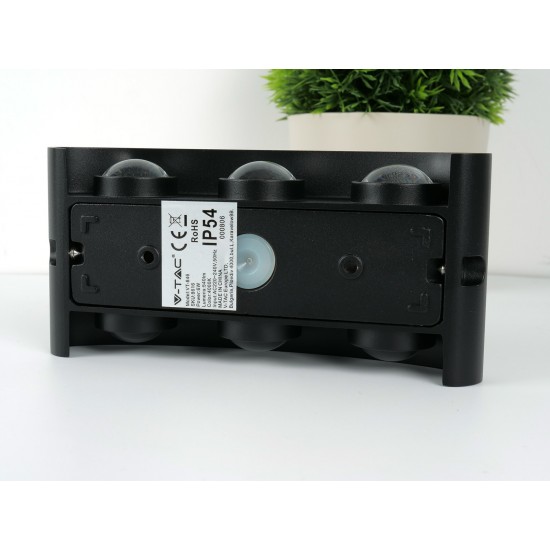 Aplica LED 6W iluminare sus jos Corp Negru Alb Neutru