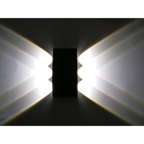 Aplica LED 6W iluminare sus jos Corp Negru Alb Neutru