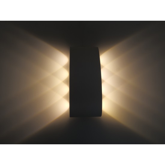 Aplica LED 8W iluminare sus jos Corp Alb Alb Cald