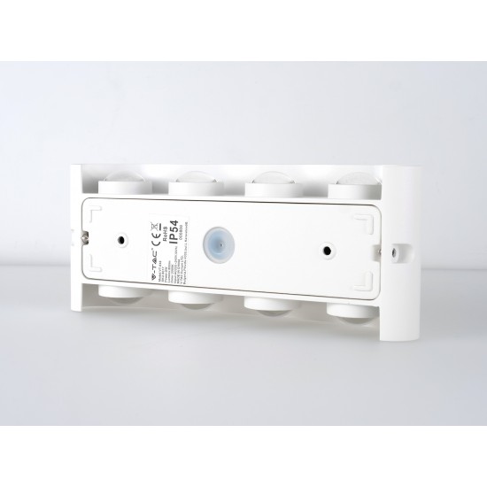 Aplica LED 8W iluminare sus jos Corp Alb Alb Cald