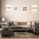 Aplica LED 8W iluminare sus jos Corp Alb Alb Cald