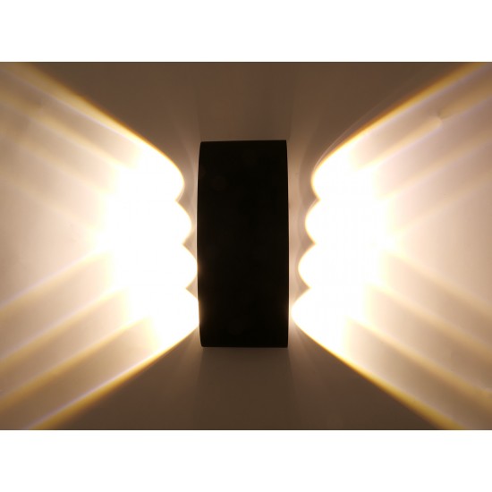 Aplica LED 8W iluminare sus jos Corp Negru Alb Neutru