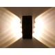 Aplica LED 8W iluminare sus jos Corp Negru Alb Neutru