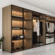 Aplica LED pentru mobilier 1.5W Cabinet corp aluminiu argintiu 300mm cu senzor PIR functie automata si incarcare USB IP20