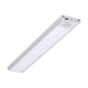 Aplica LED pentru mobilier 1.5W Cabinet corp aluminiu argintiu 300mm cu senzor PIR functie automata si incarcare USB IP20