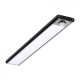 Aplica LED pentru mobilier 1.5W Cabinet corp aluminiu negru 300mm cu senzor PIR functie automata si incarcare USB IP20