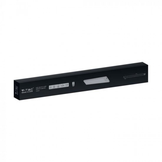 Aplica LED pentru mobilier 2.5W Cabinet corp aluminiu argintiu 600mm cu senzor PIR functie automata si incarcare USB IP20