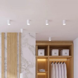 Plafoniera LED etansa 30W LEDVANCE Downlight Surface 160mm 60 grade corp alb negru UGR<19 IP65