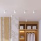 Plafoniera rotunda 118mm soclu GU10 corp alb reflector auriu IP20
